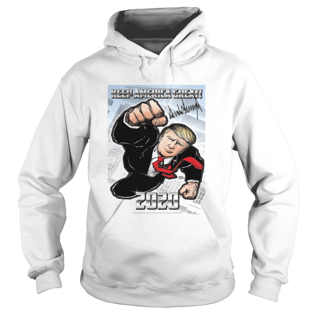 Trump Superman Keep America Great 2020  Hoodie