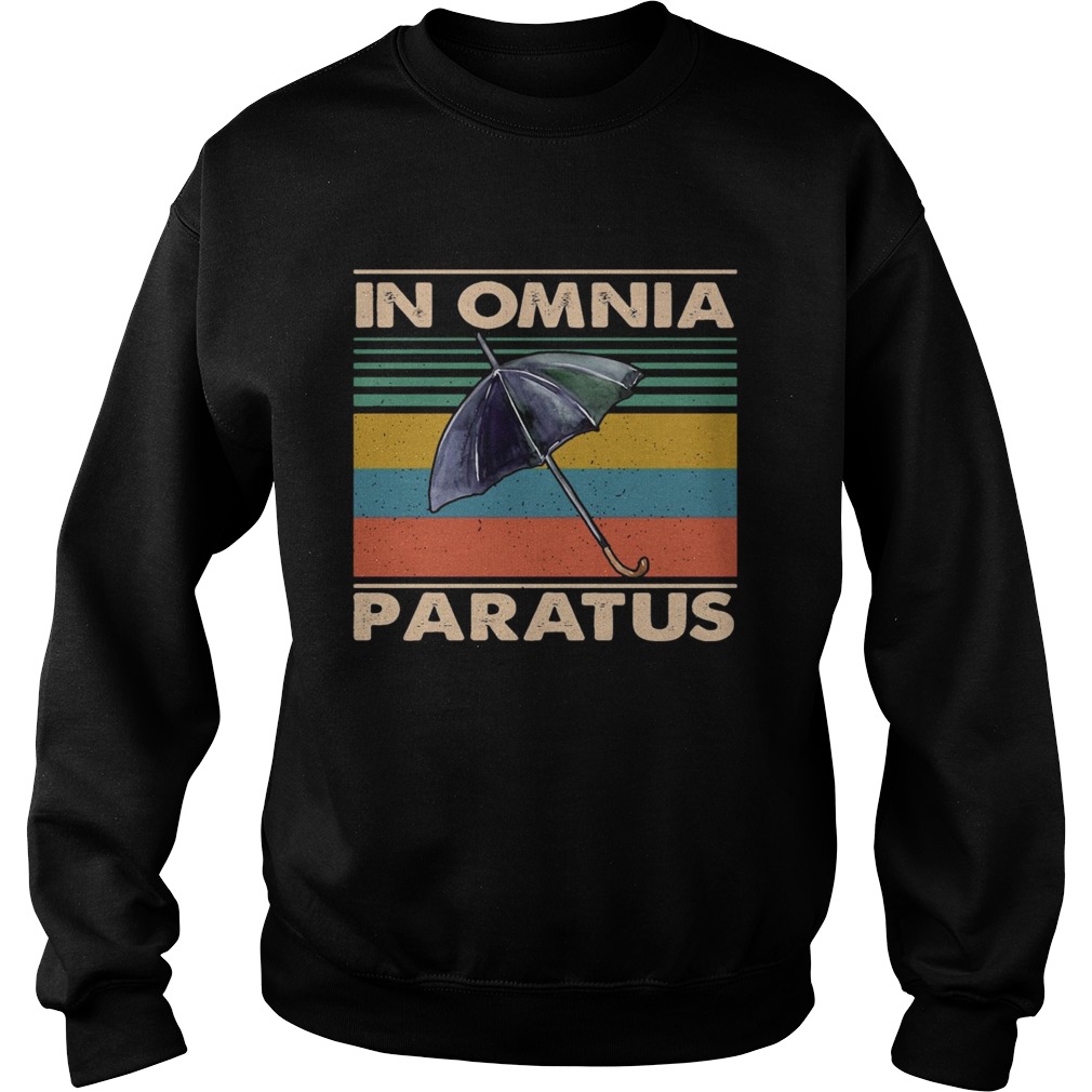 Umbrella In Omnia Paratus  Sweatshirt