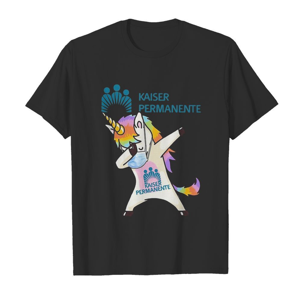 Unicorn mask dabbing kaiser permanente shirt