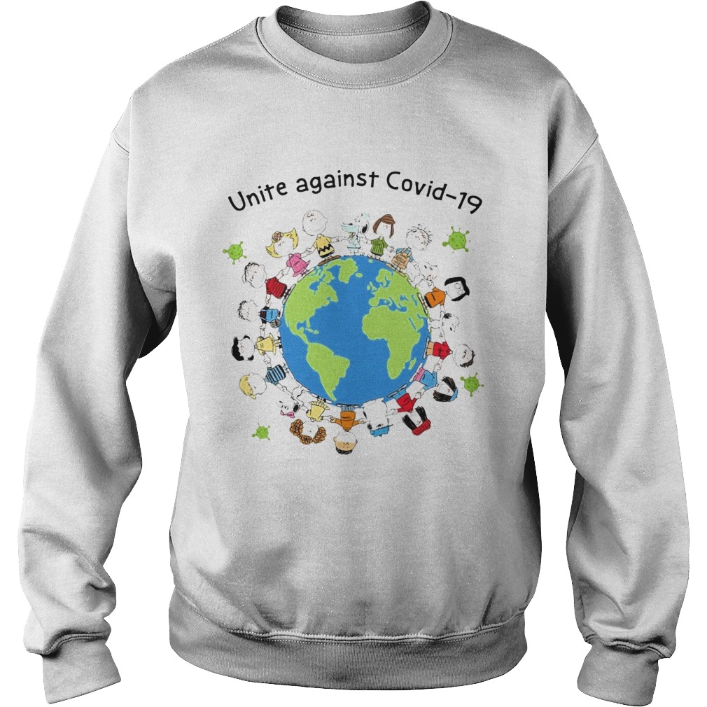 Unite Against Covid19 Peanuts Earth  Sweatshirt