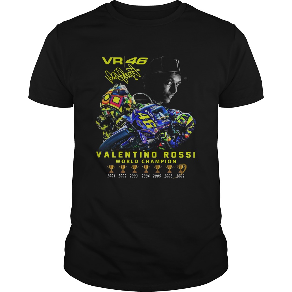 VR46 Valentino Rossi World Champion Signature shirt