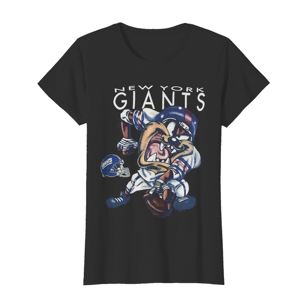 Vintage 1996 NFL New York Giants TAZ Looney Tunes  Classic Women's T-shirt