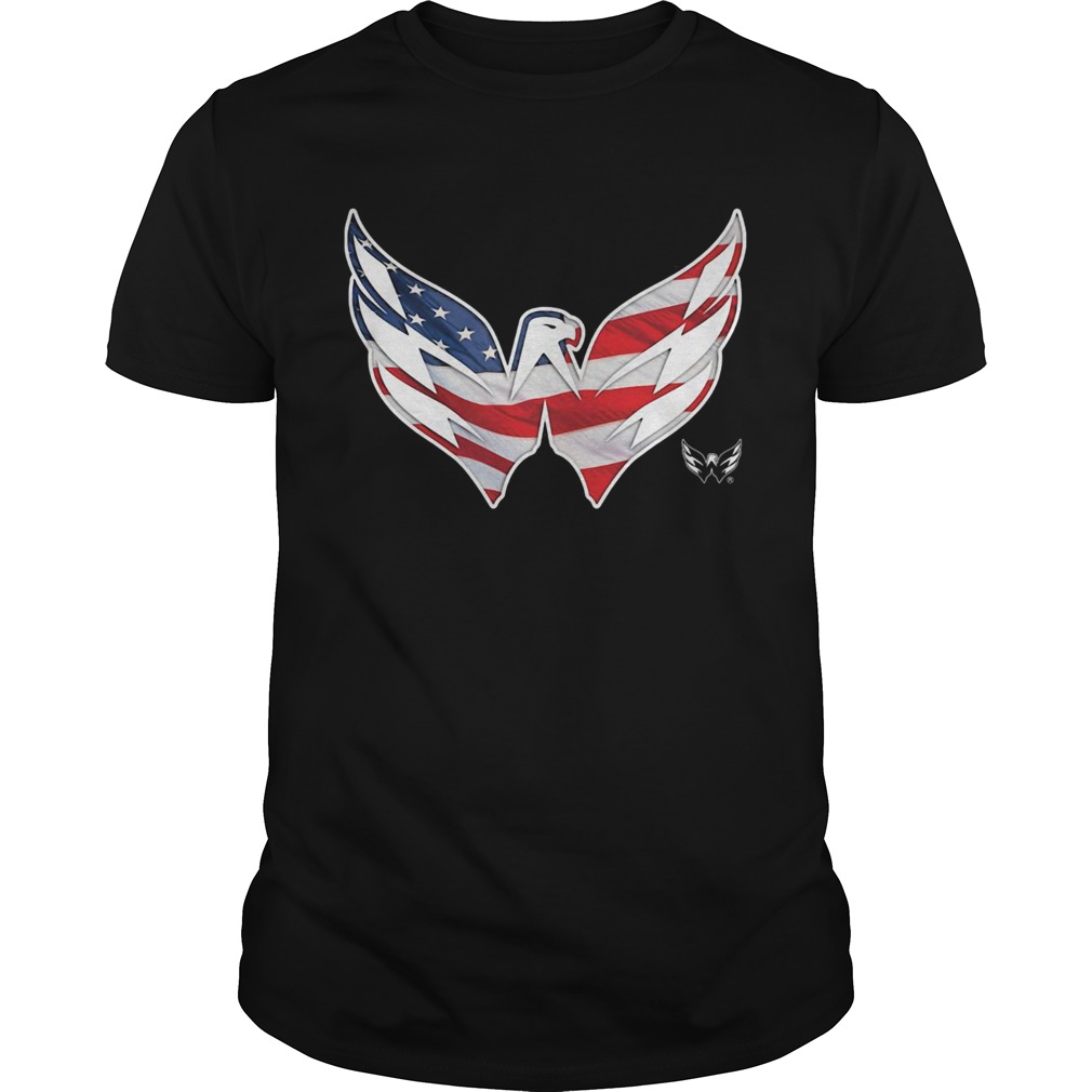 Washington Capitals American flag veteran Independence Day shirt