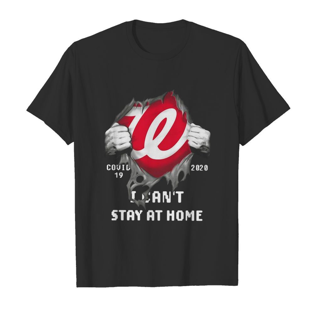 Washington Nationals Inside Me Covid-19 2020 I Can’t Stay At Home  Classic Men's T-shirt