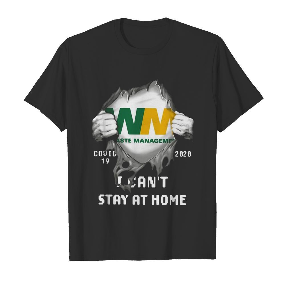 Waste Management Inside Me Covid-19 2020 I Can’t Stay At Home  Classic Men's T-shirt