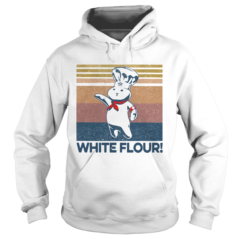 White Flour Vintage  Hoodie