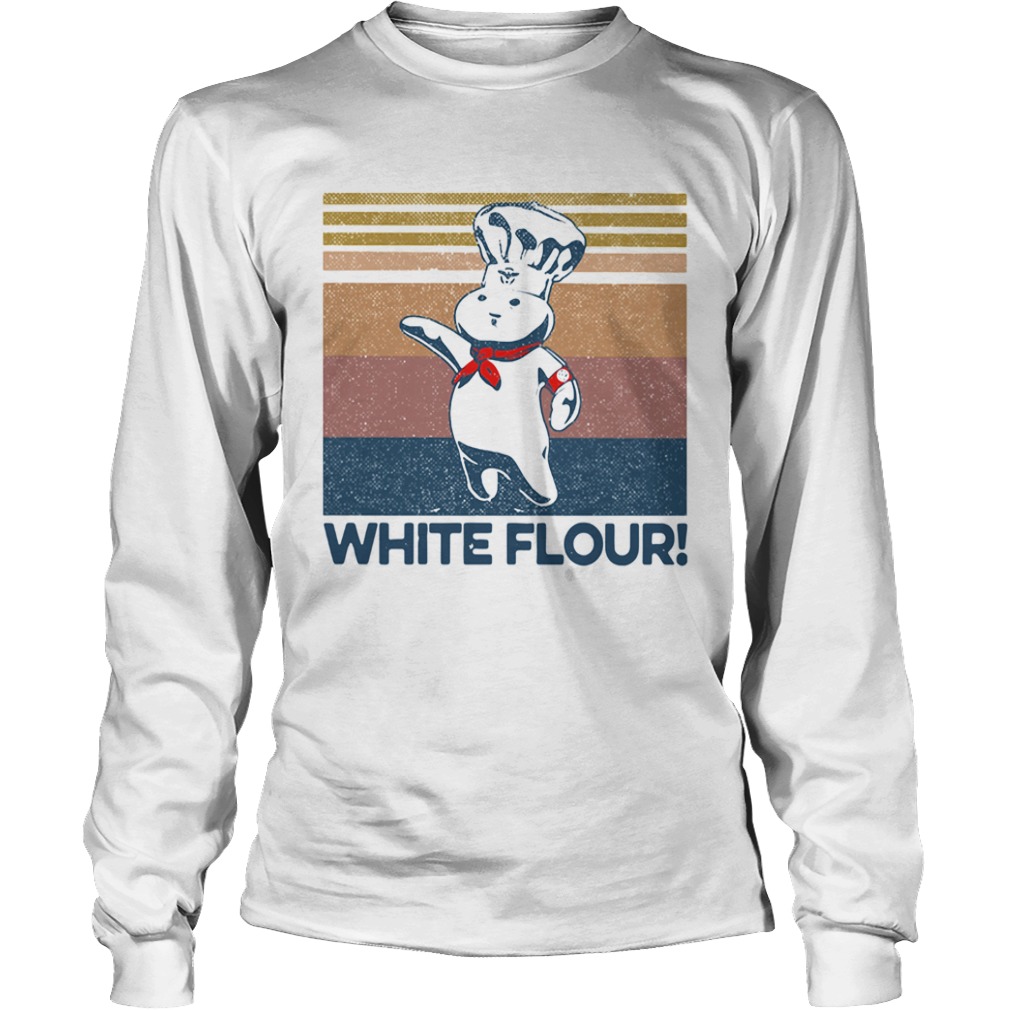 White Flour Vintage  Long Sleeve