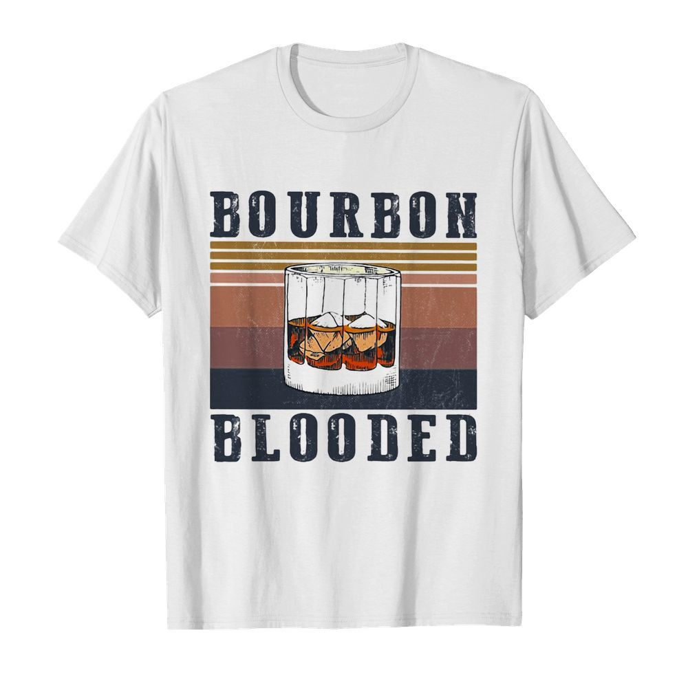 Wine bourbon blooded vintage shirt