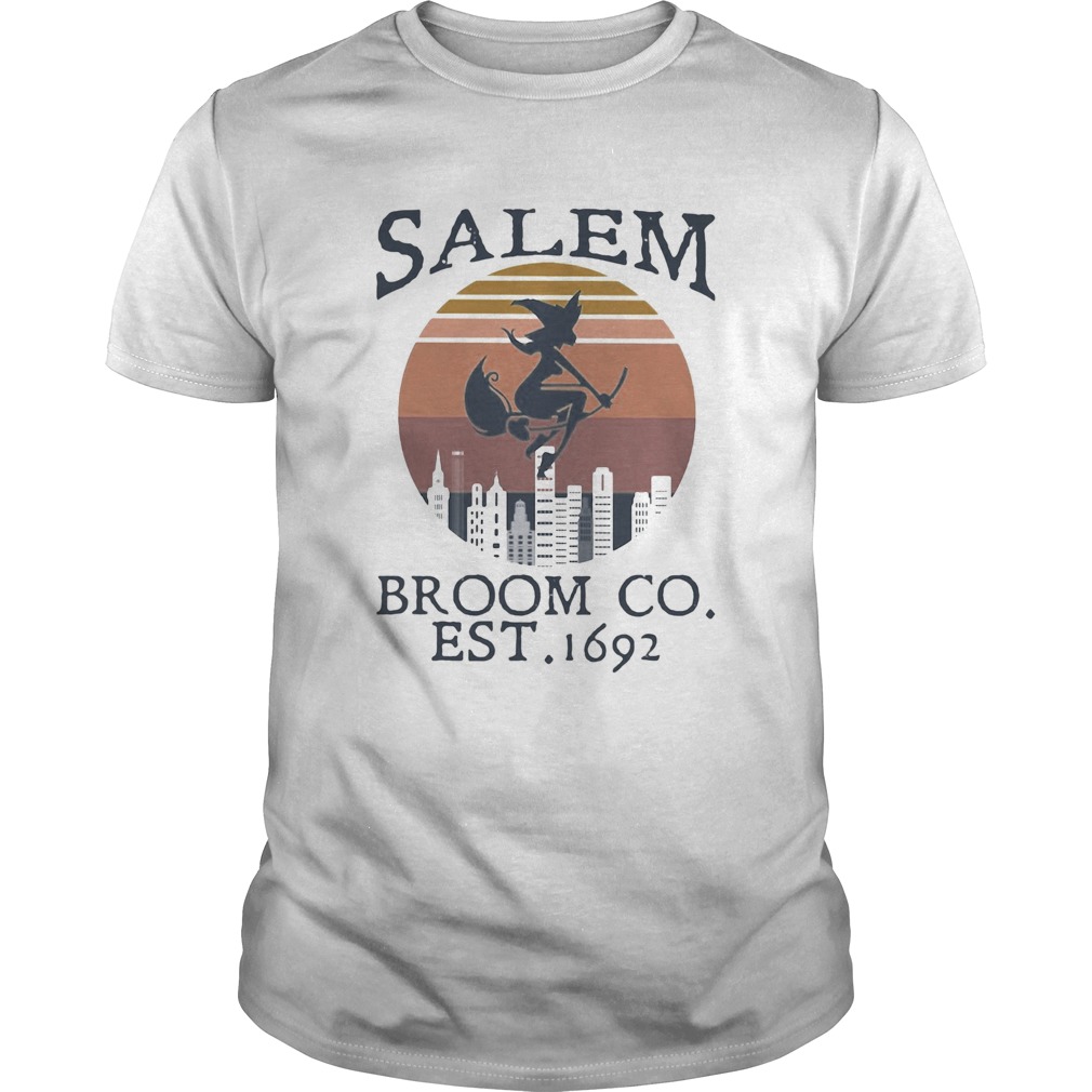 Witch salem broom co est 1692 vintage shirt