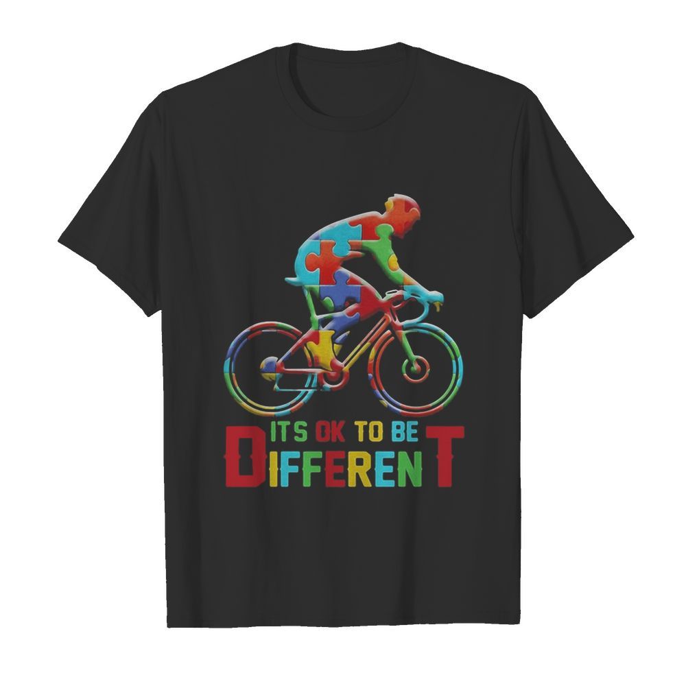 bicycle autism it’s ok to be different  Classic Men's T-shirt