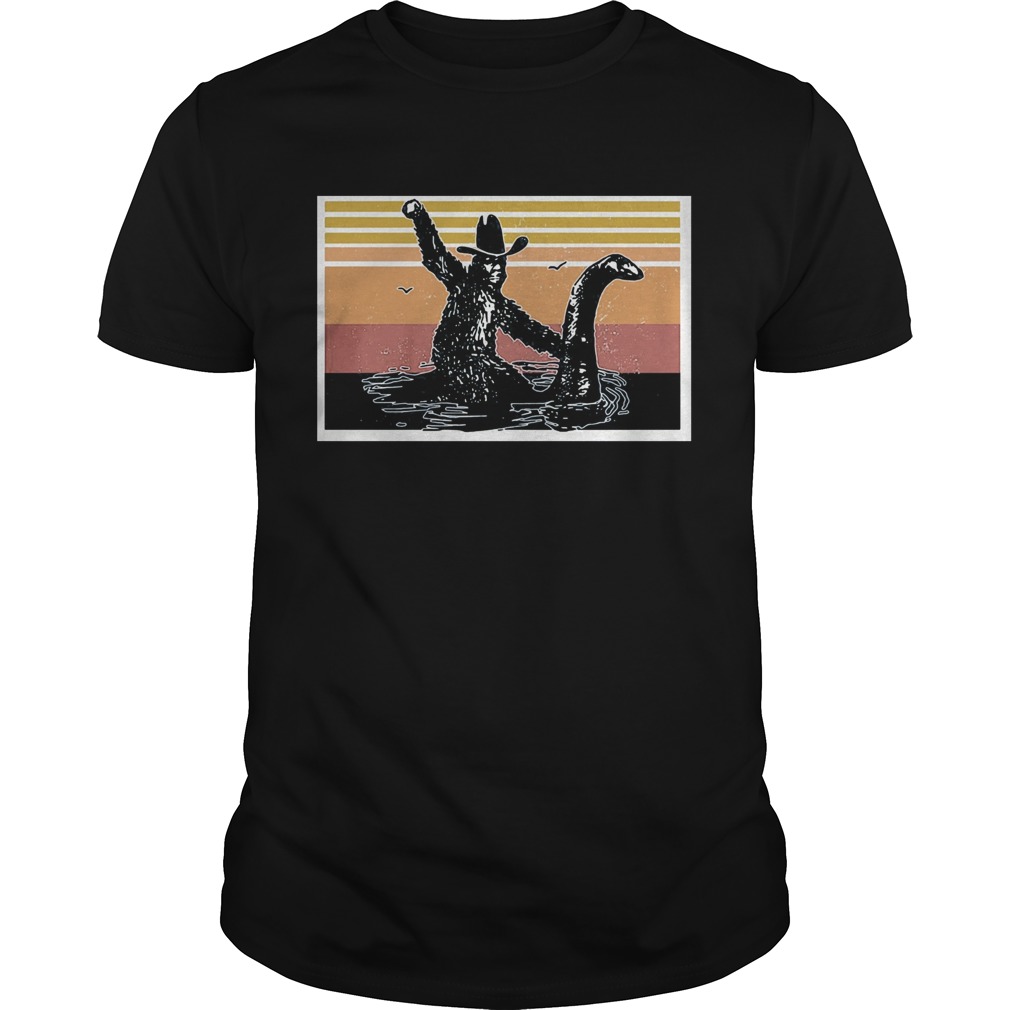 bigfoot dinosaur vintage shirt