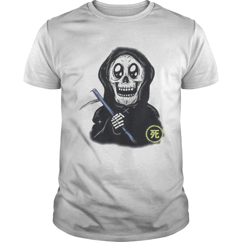 death black skull shirt