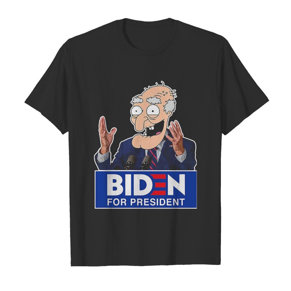 oe Biden Face Cartoon Biden For President shirt