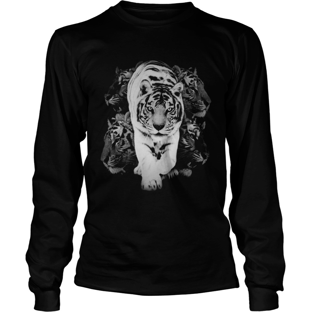 tigers white  Long Sleeve