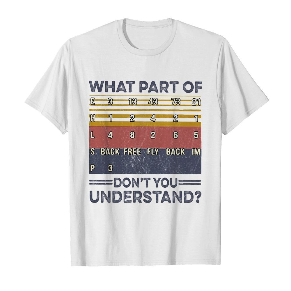 wimming what part of don’t you understand vintage  Classic Men's T-shirt