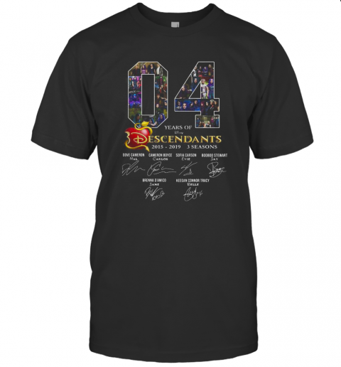 04 Years Of Descendants 2015 2019 3 Seasons Signature T-Shirt