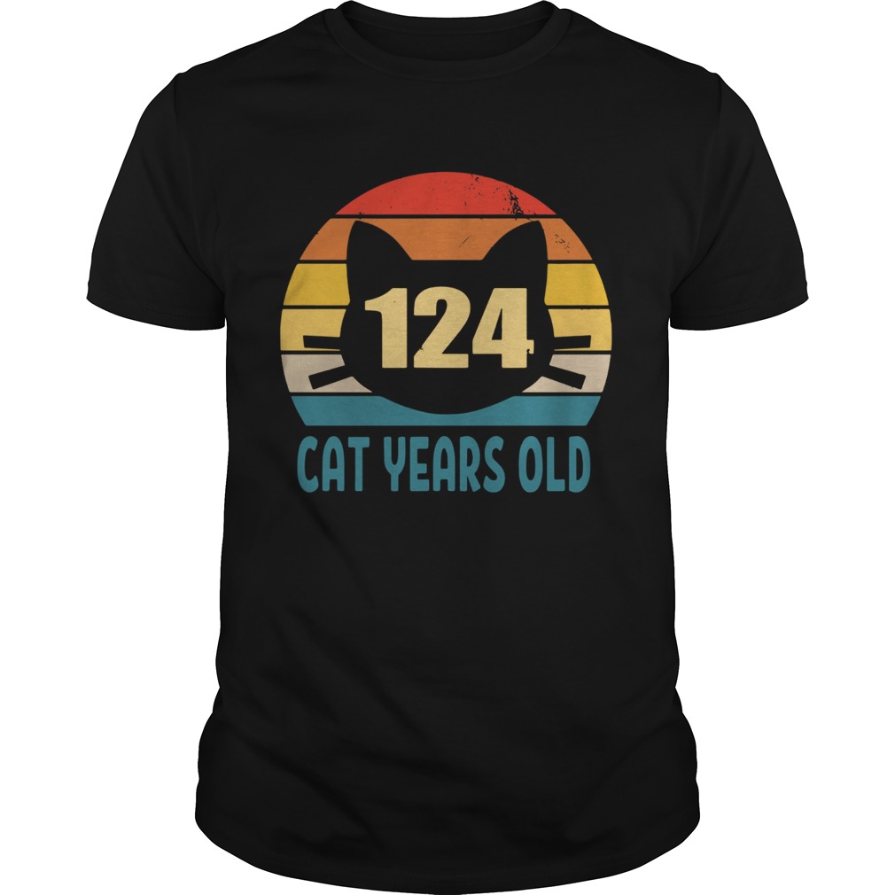 124 Cat Years Old Vintage shirt