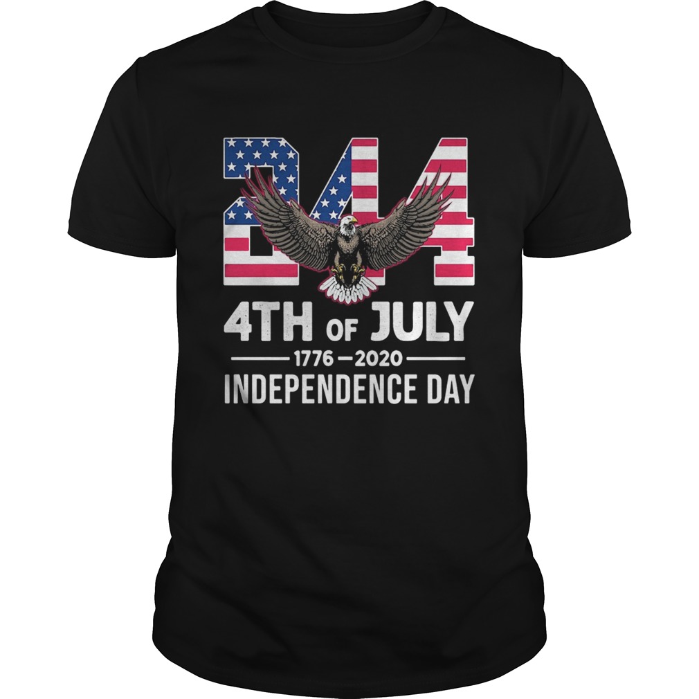 244 4th Of July 1776 2020 Independence Day Bald Eagle shirt