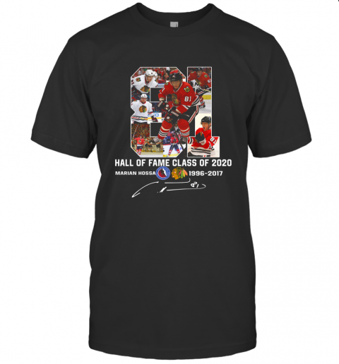 81 Hall Of Fame Class Of 2020 Marian Hossa T-Shirt Classic Men's T-shirt