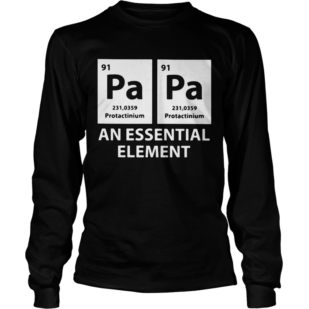 91 pa protactinium an essential element  Long Sleeve