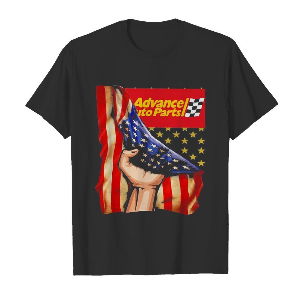 Advance auto parts american flag independence day shirt