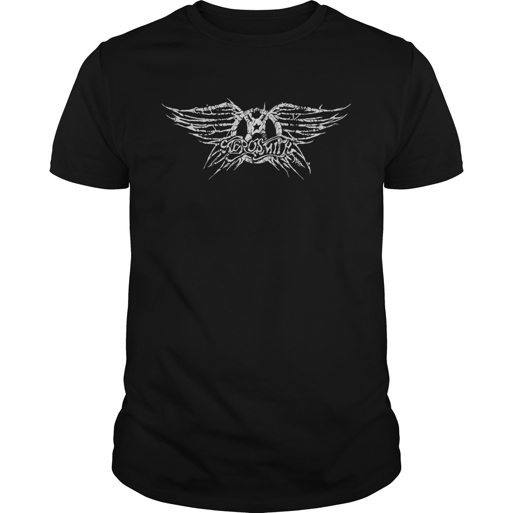 Aerosmith Distressed Rock Band Logo shirt