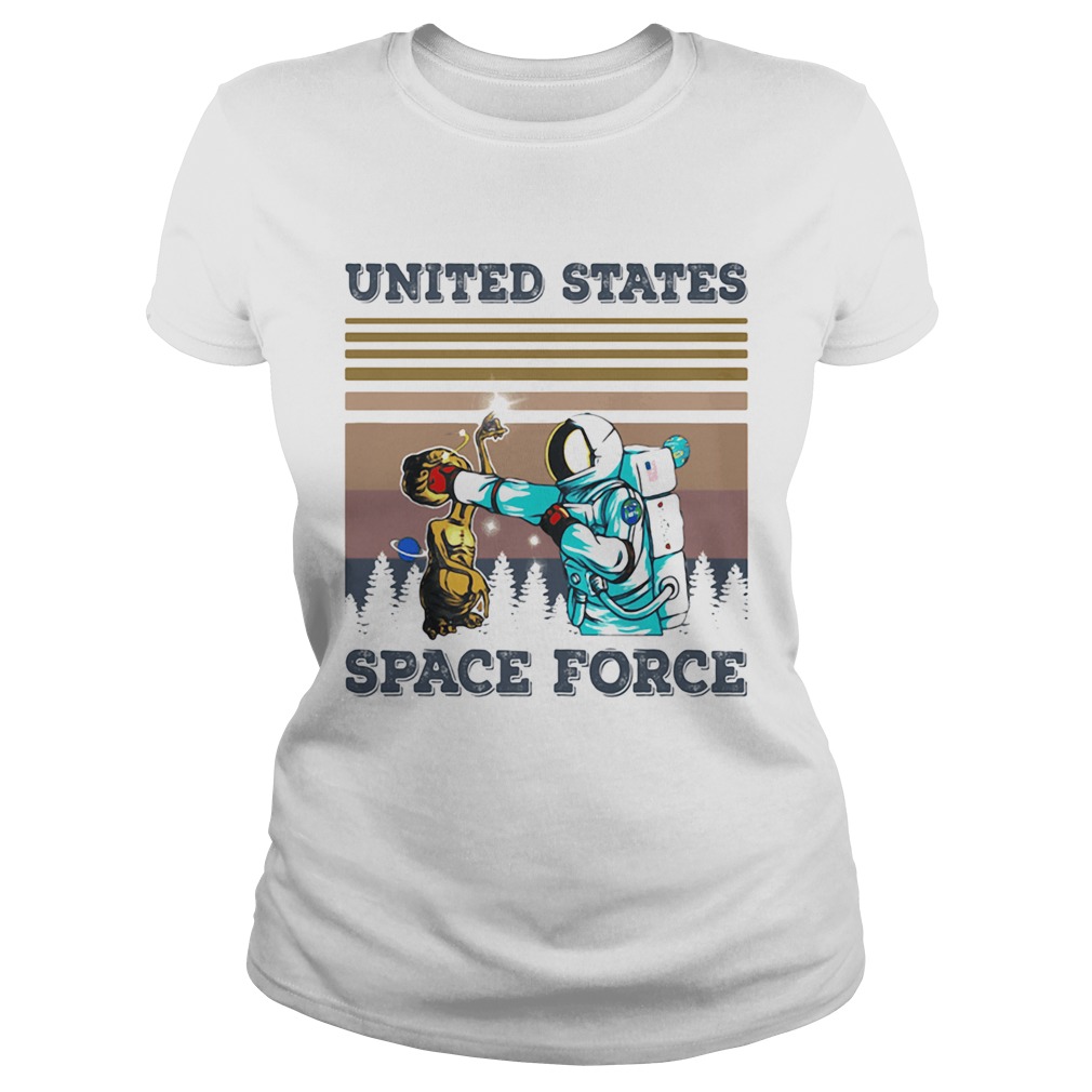 Aliens and astronauts united states space force vintage retro  Classic Ladies