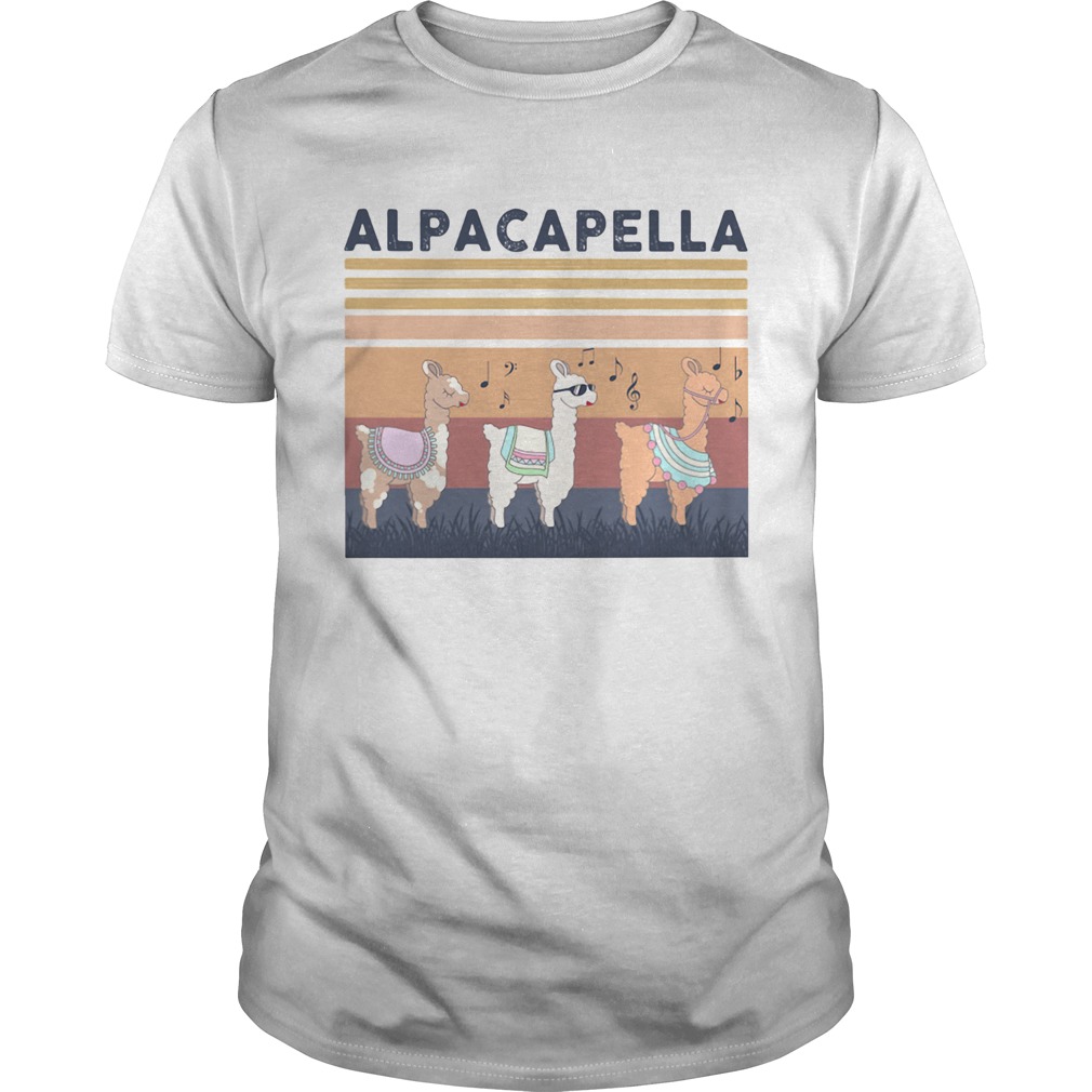 Alpacapella Camel Vintage Retro shirt