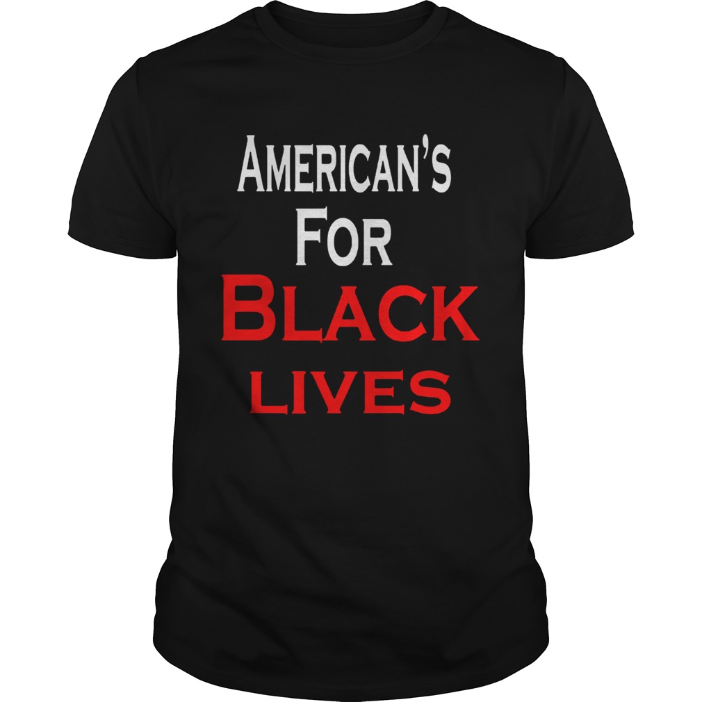 America For Black Live shirt