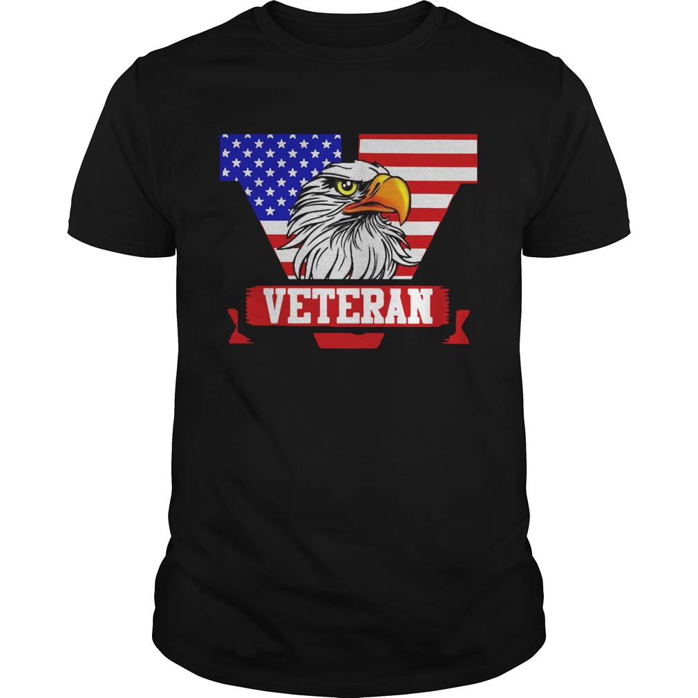 American Flag Veteran Eagle shirt