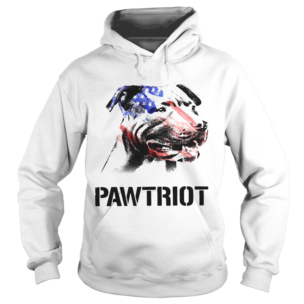 American Pit Bull Terrier Pawtriot 4th Of July Independence Day  Hoodie