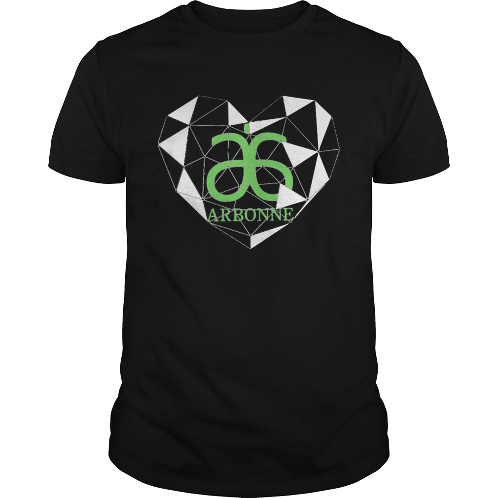 Arbonne logo heart diamond shirt