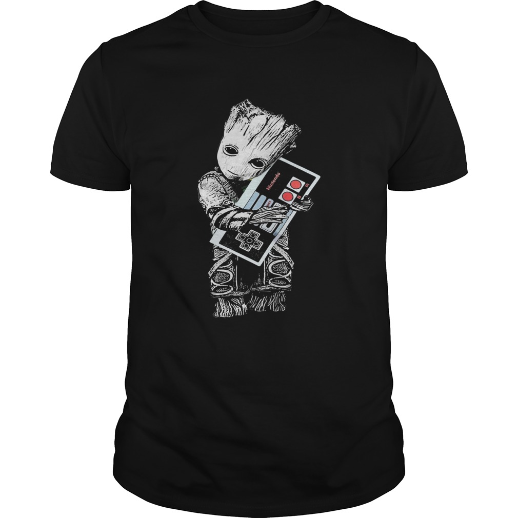 Baby Groot Hug Nintendo shirt