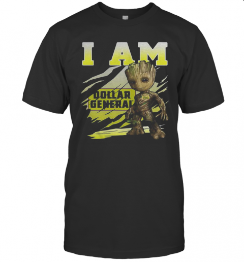 Baby Groot I Am Dollar General T-Shirt