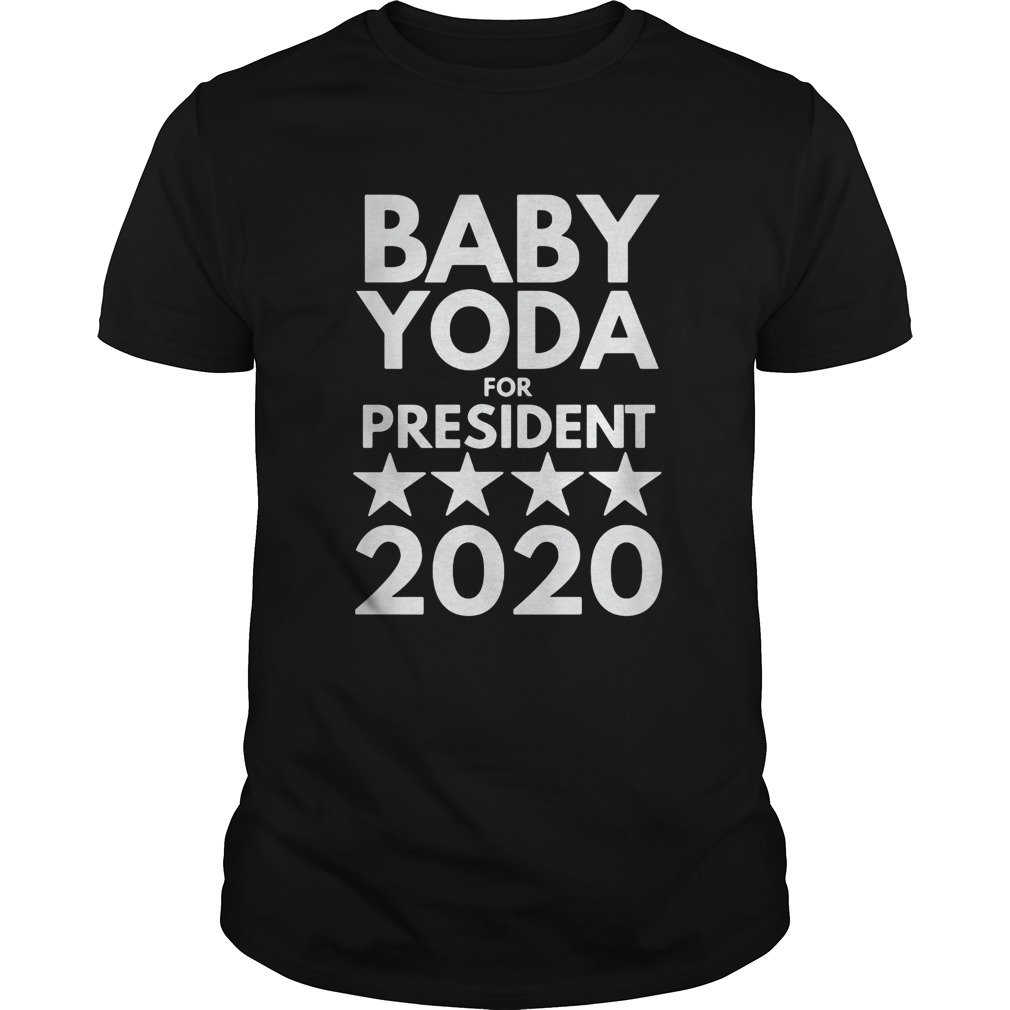 Baby Yoda for president 2020 shirt