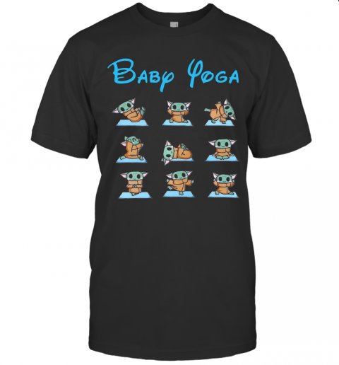 Baby Yoga Baby Yoda Do Exercise T-Shirt Classic Men's T-shirt