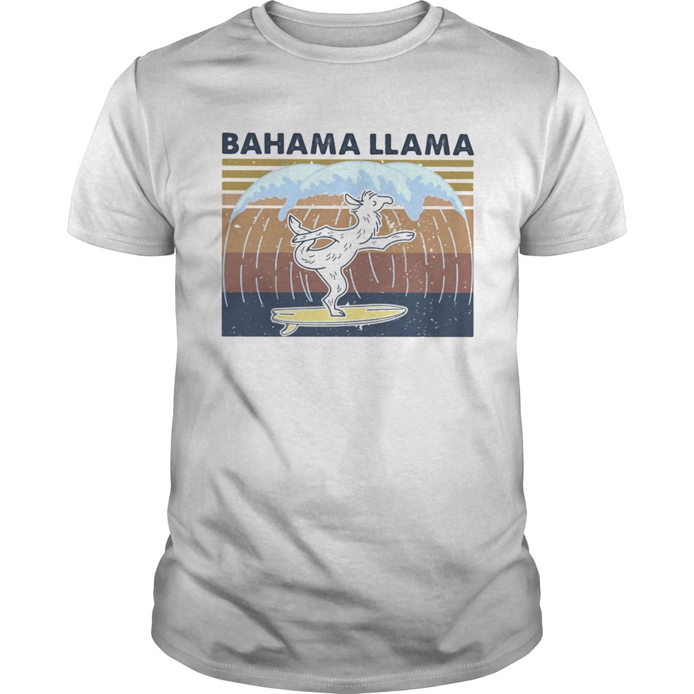 Bahama Llama Dancing Vintage Retro  Unisex