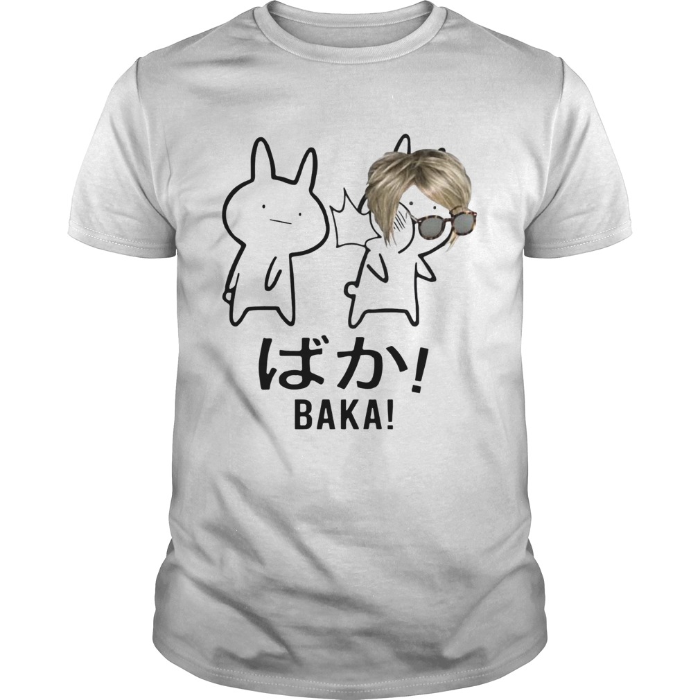 Baka Karen Rabbit Slap Anime Meme Funny Snow Flake American  Unisex