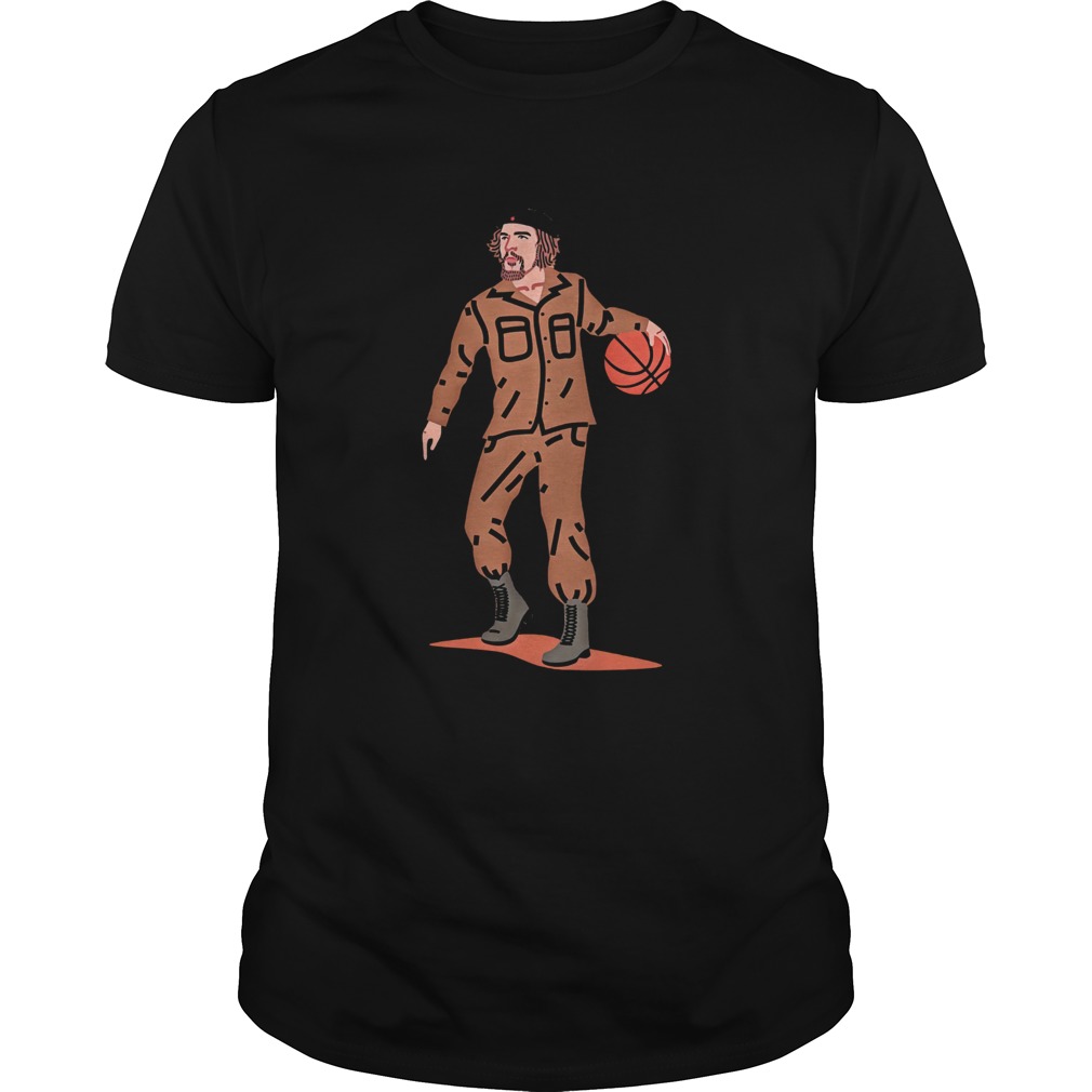 Balling che playing basketball art shirt