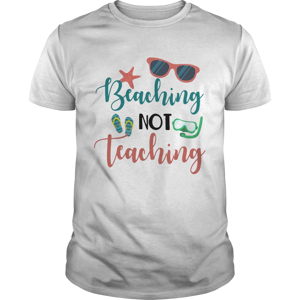 Beaching not teaching scuba diving shirt