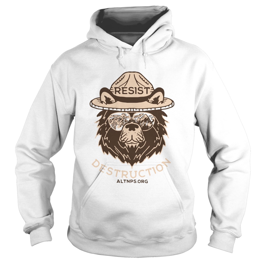 Bear Resist Destruction Altnps Org  Hoodie