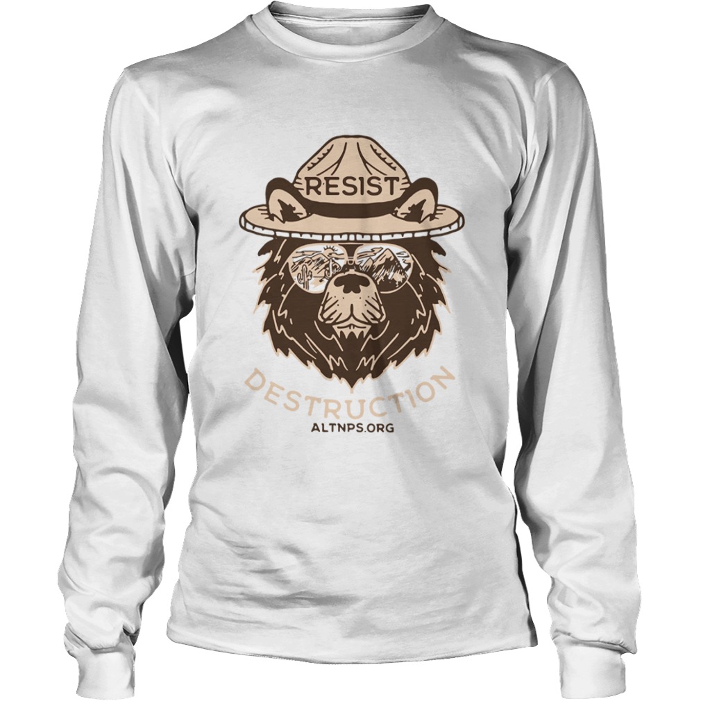 Bear Resist Destruction Altnps Org  Long Sleeve