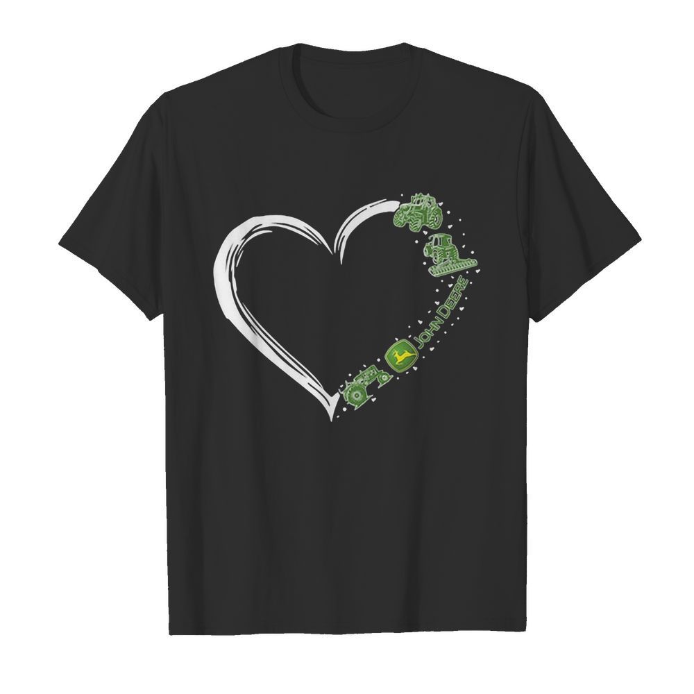 Beautiful Love John Deere Logo Hearts shirt