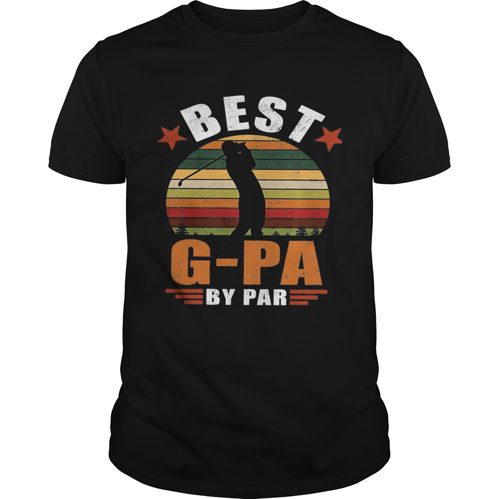 Best Gpa by par golf vintage retro shirt