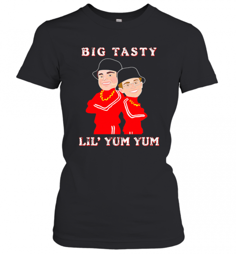 Big Tasty Lil' Yum Yum Man Red T-Shirt Classic Women's T-shirt