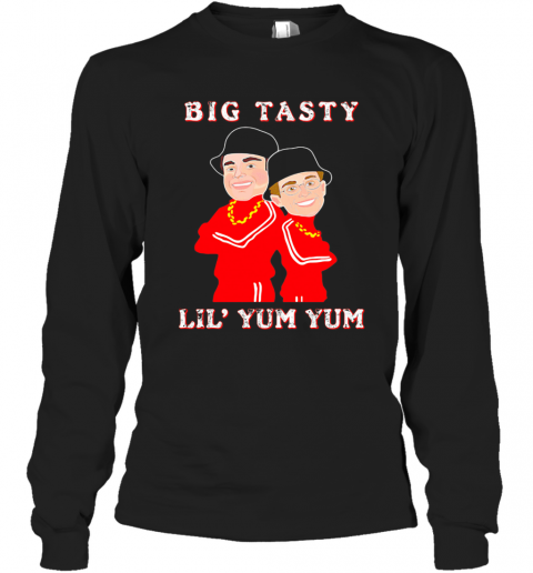 Big Tasty Lil' Yum Yum Man Red T-Shirt Long Sleeved T-shirt 