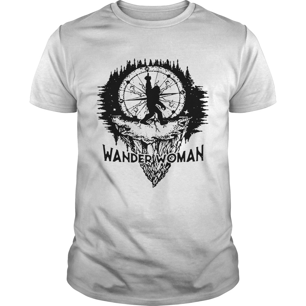 Bigfoot Wander Woman shirt