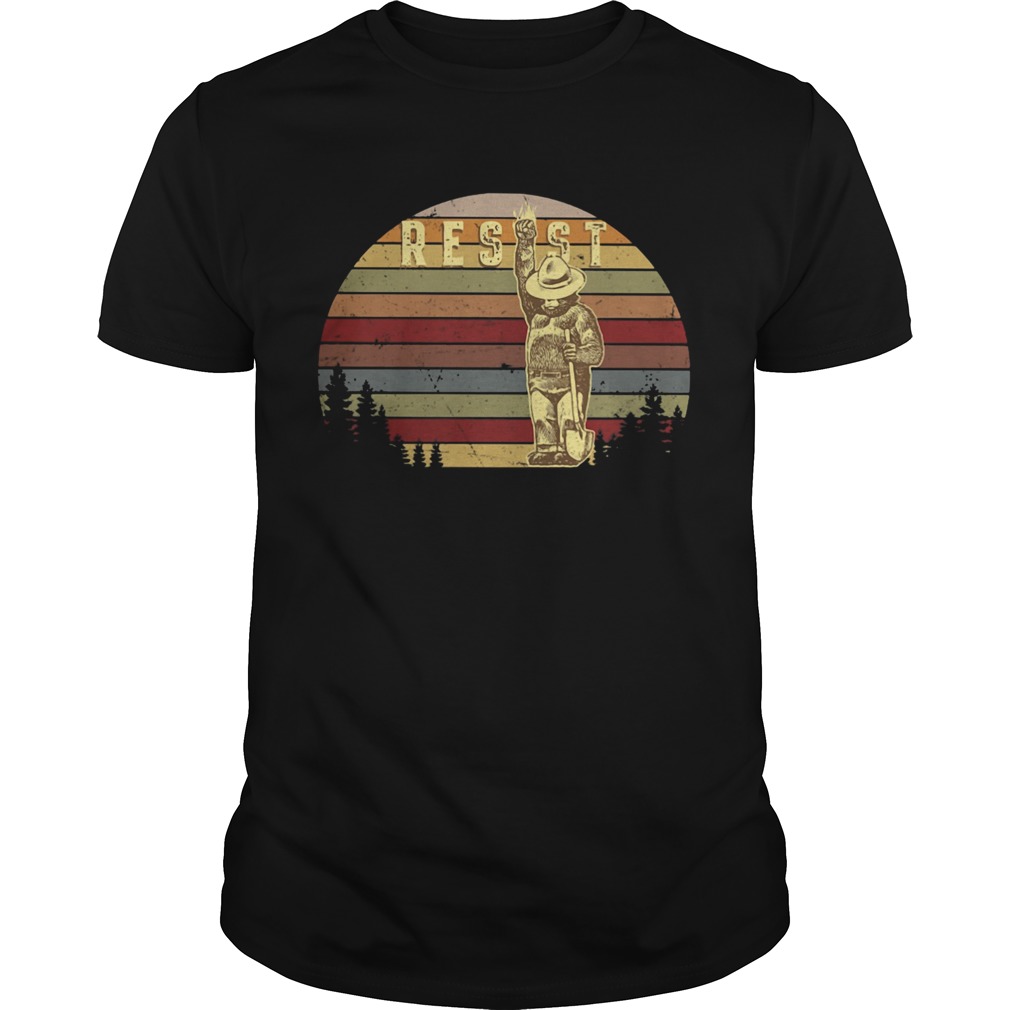 Bigfoot farmer resist vintage retro shirt