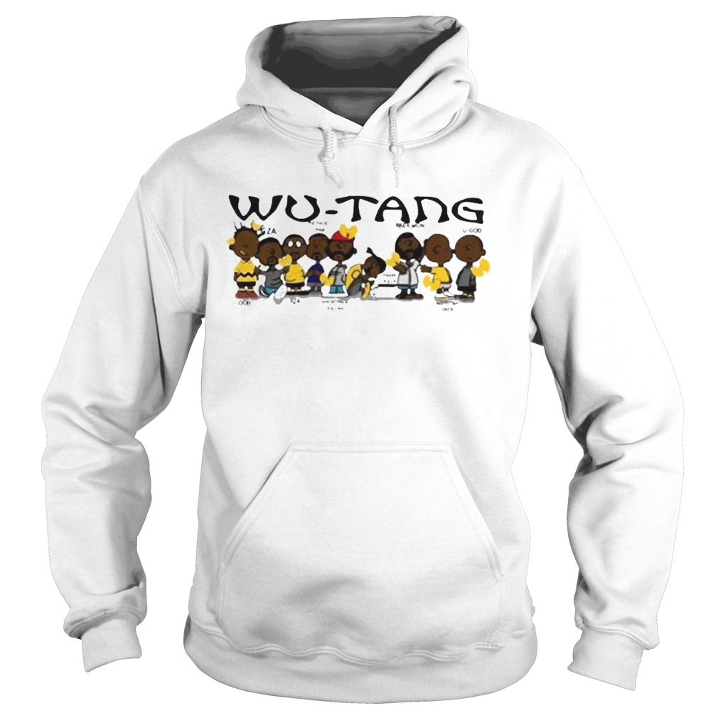 Black Charlie Brown Wu Tang Clan  Hoodie