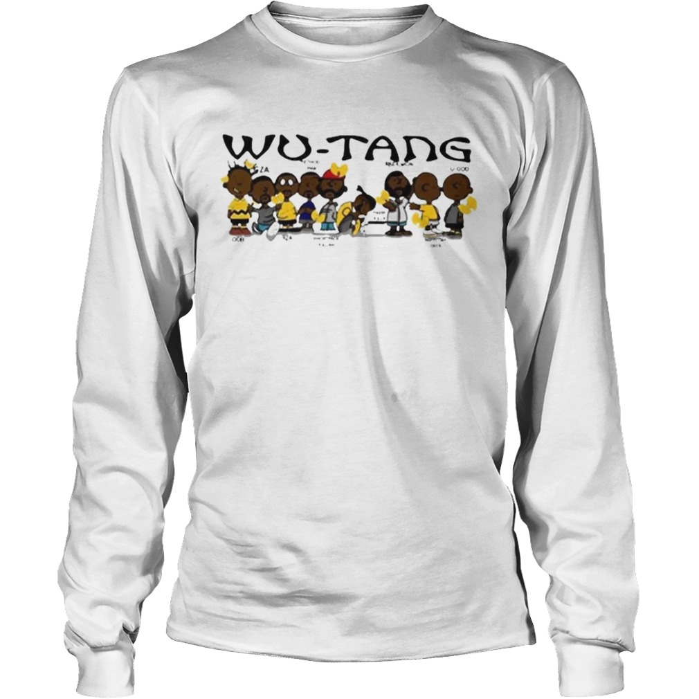 Black Charlie Brown Wu Tang Clan  Long Sleeve